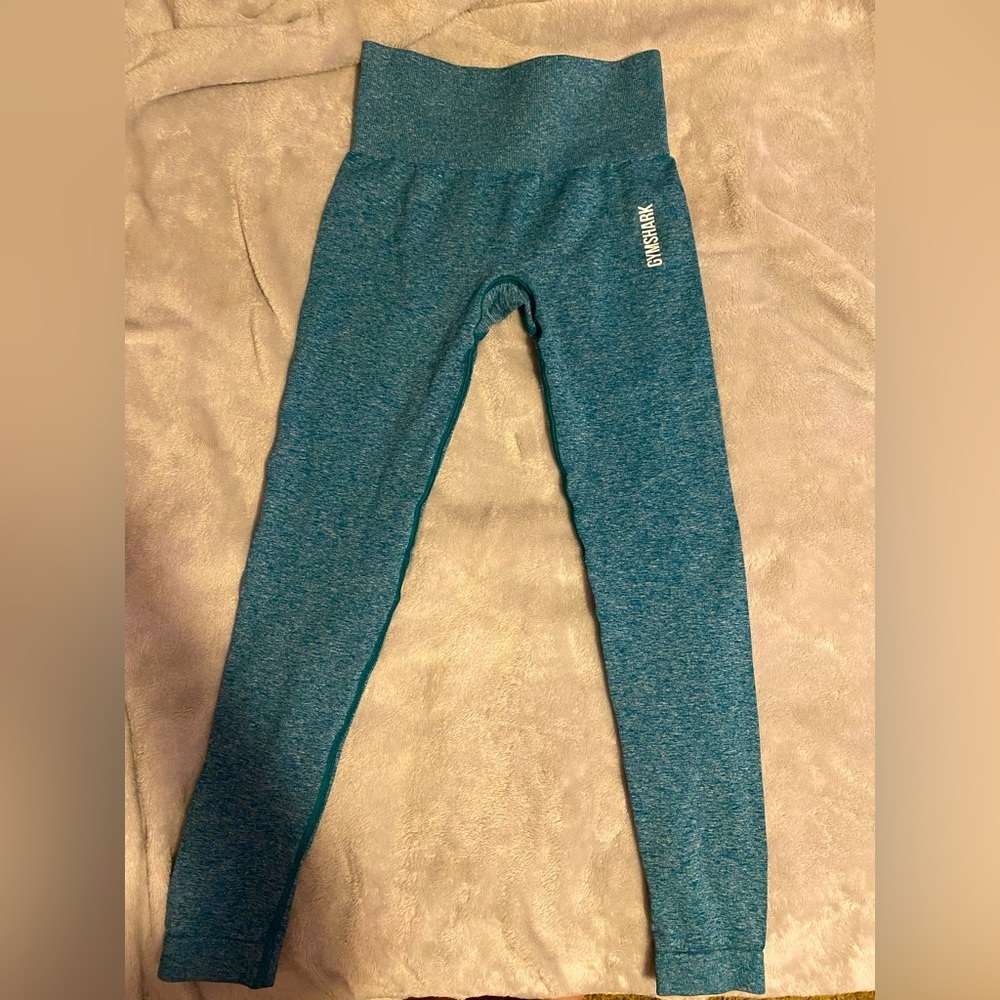 Gymshark XS Teal Seamless Leggings